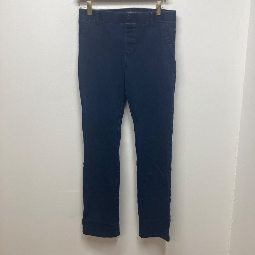 Betabrand straight leg yoga jean medium long